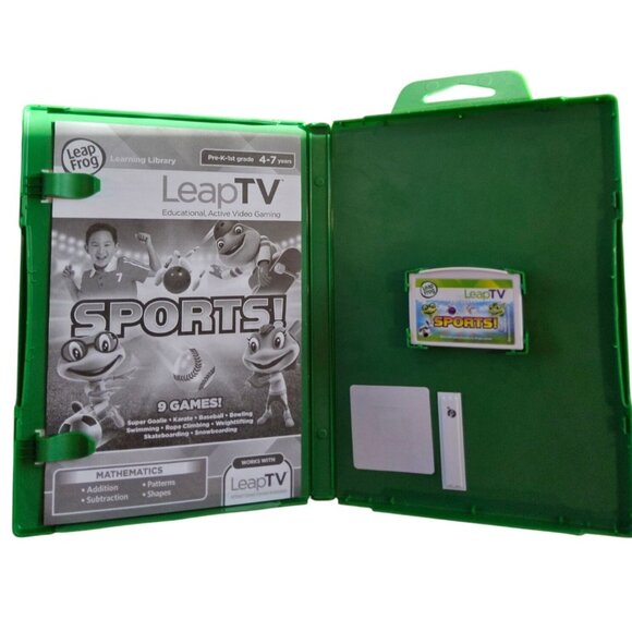 LeapFrog LeapTV Games Bundle: Sports & Marvel Spider-Man Ages 4-7 Educational Vi - Picture 3 of 6